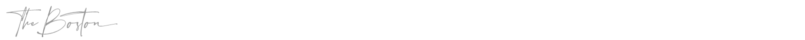 The Boston font preview